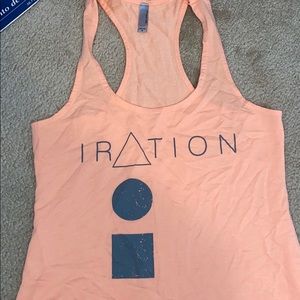 Signed Iration razor back tank